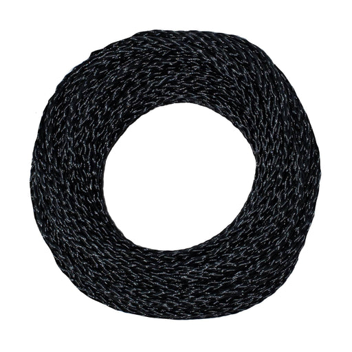 3/16 in / 100 ft / Black SK-HBPP-316x100-Black RopeHub Hollow Braid Rope