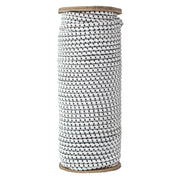 3/16 in / 100 ft - Coil / White w Black Tracer SKPPSC-316x100-WhiteBT RopeHub Shock Cord