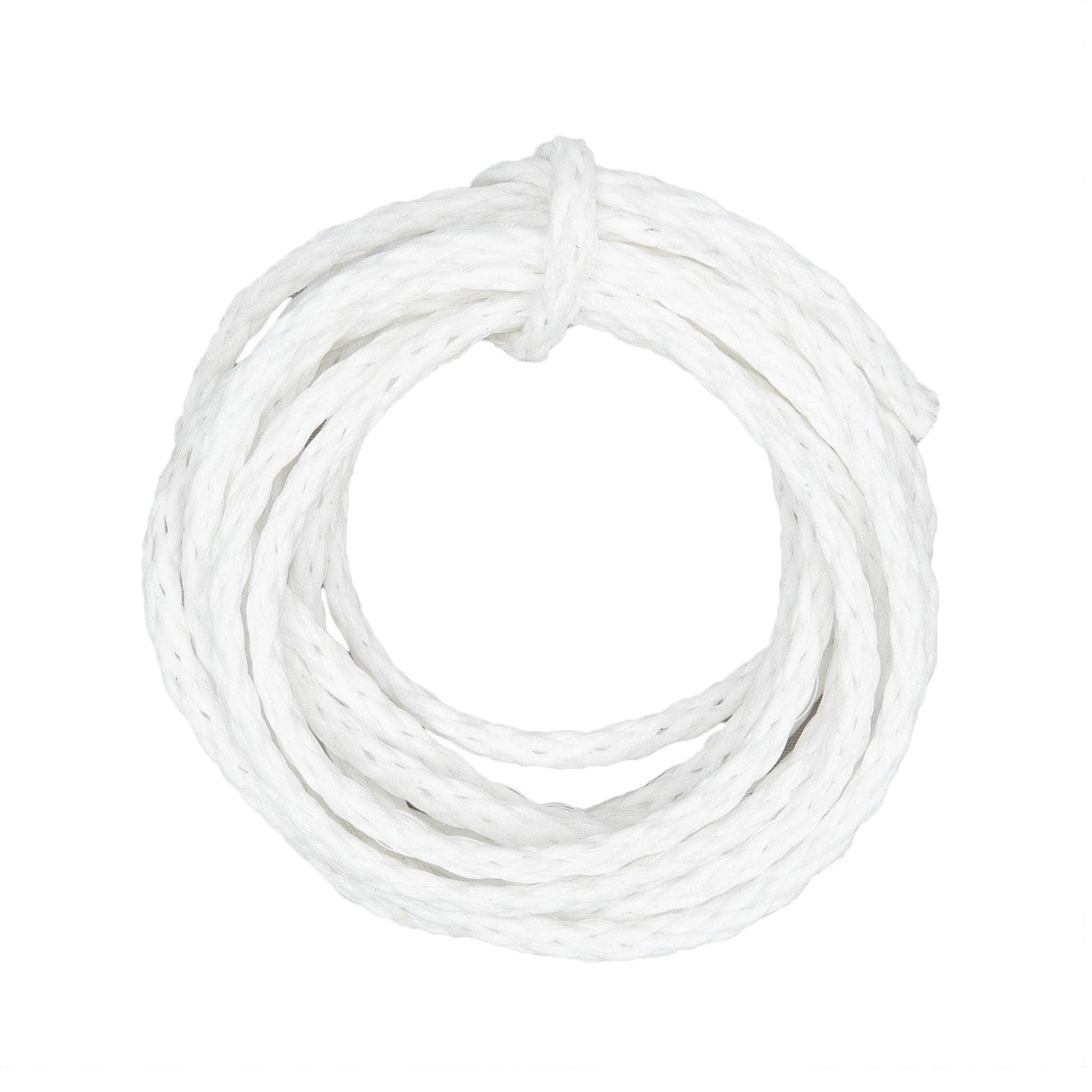 3/16 in / 100 ft / White SK-HBPP-316x100-White RopeHub Hollow Braid Rope