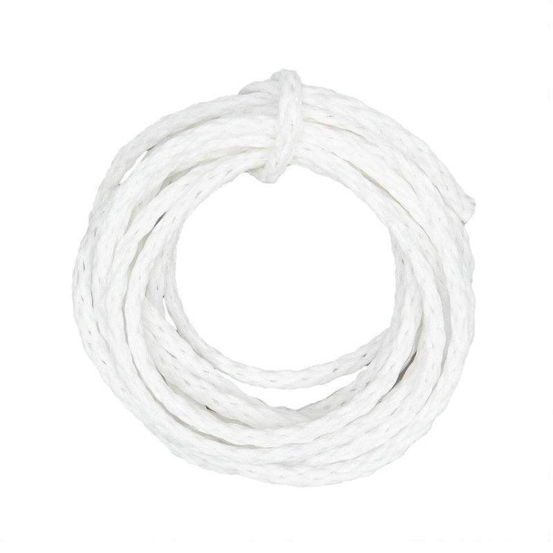 3/16 in / 100 ft / White SK-HBPP-316x100-White RopeHub Hollow Braid Rope