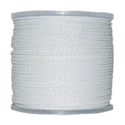 3/16 in / 1000 ft / White SK-HBPP-316x1000-White RopeHub Hollow Braid Rope
