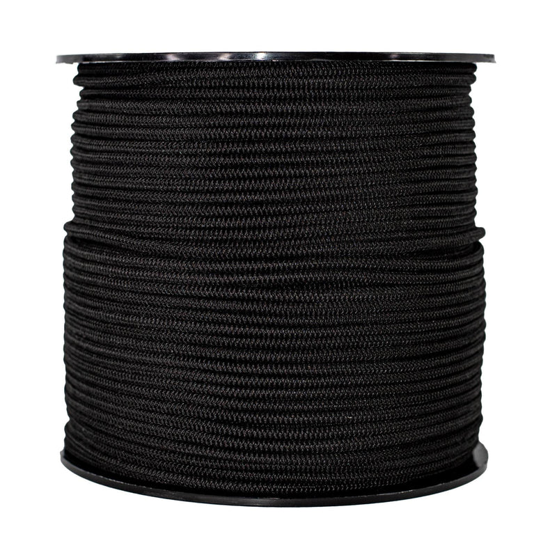 3/16 in / 500 ft / Black 1077pf500s6 RopeHub Shock Cord