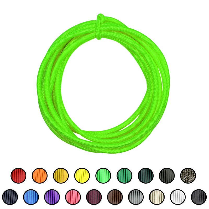 3/16" x 10ft / Neon Green SKSC3/16-10ft-NeonGreen RopeHub Shock Cord