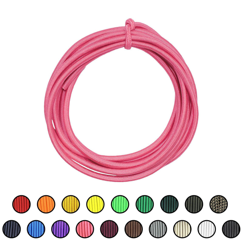 3/16" x 10ft / Pink SKSC3/16-10ft-Pink RopeHub Shock Cord