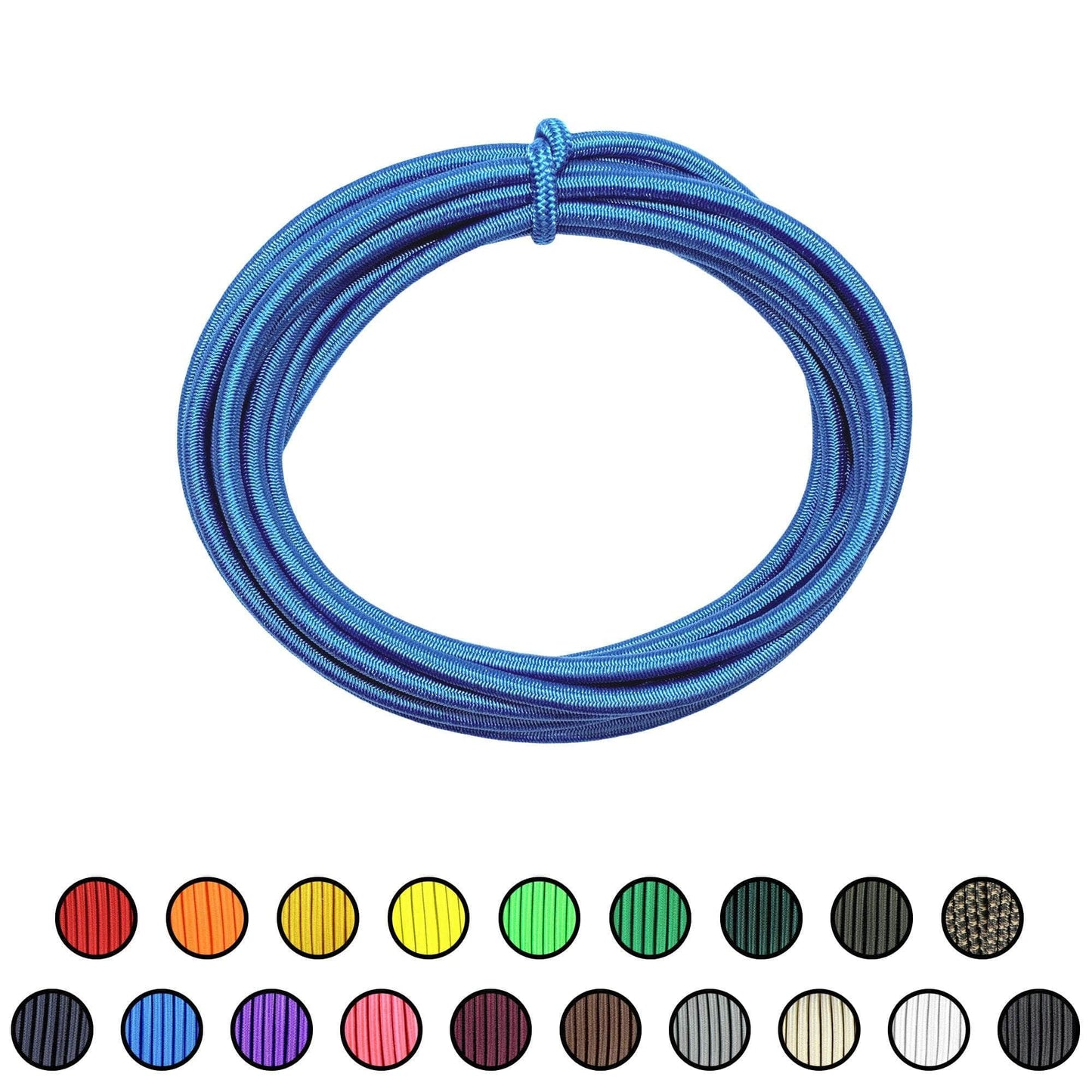 3/16" x 10ft / Royal Blue SKSC3/16-10ft-RoyalBlue RopeHub Shock Cord