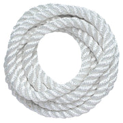 3/4 in / 10 ft / White SK-TP-34x10ft-White RopeHub Twisted Rope