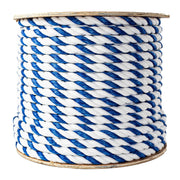 3/4 in / 300 ft / Blue / White SK-PPR-3-4x300ft-BlueWhite RopeHub Twisted Rope