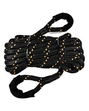 3/4 in x 30 ft / Black w OrangeFleck SK-DBRR-34x30-Black-Orange RopeHub Rope