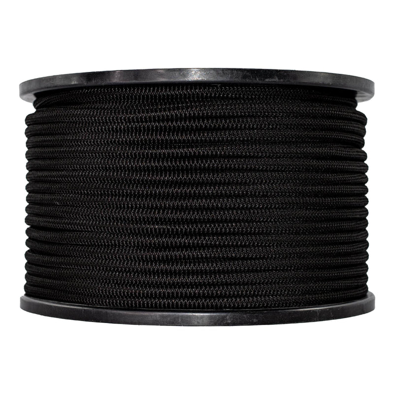 3/8 in / 1,000 ft / Black SKDG38-1000ft-Black RopeHub Shock Cord
