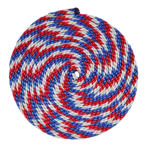 3/8 in / 10 ft / RedWhiteBlue SK-MFP-RedWhiteBlue-38-10 RopeHub Solid Braid Rope