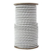 3/8 in / 100 ft - Coil / White w Black Tracer SKPPSC-38x100-WhiteBT RopeHub Shock Cord