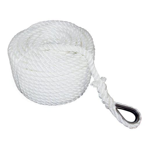 3/8 in / 100 ft / White SK-TNAL-38x100 RopeHub Twisted Rope