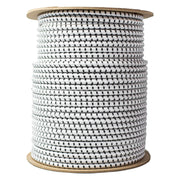 3/8 in / 500 ft - Spool / White w Black Tracer SKPPSC-38x500-WhiteBT RopeHub Shock Cord