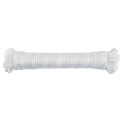 (#4) 1/8 in / 50 ft / White SK-SBN-18x50-White RopeHub Solid Braid Rope