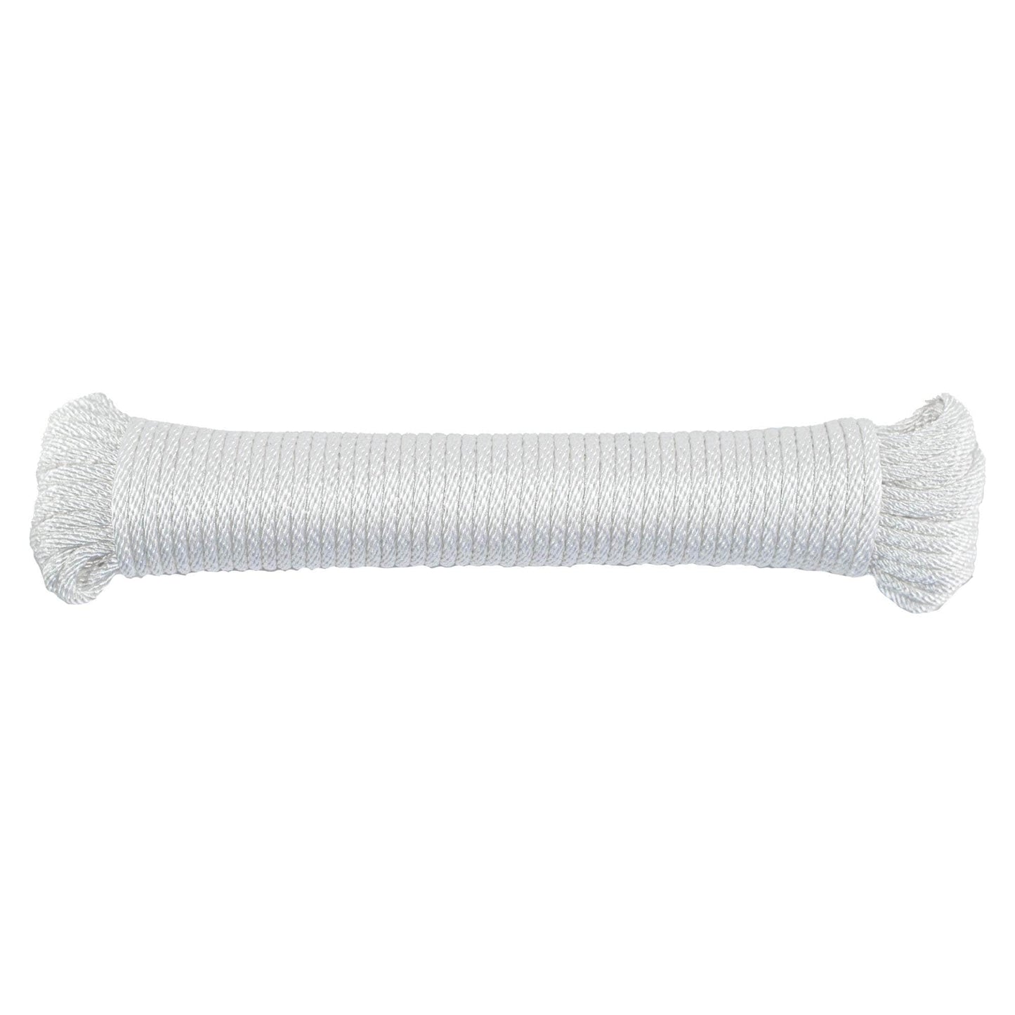 (#4) 1/8 in / 50 ft / White SK-SBP-18x50-White RopeHub Solid Braid Rope
