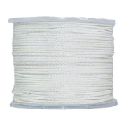 (#4) 1/8 in / 500 ft / White SK-SBP-18x500-White RopeHub Solid Braid Rope