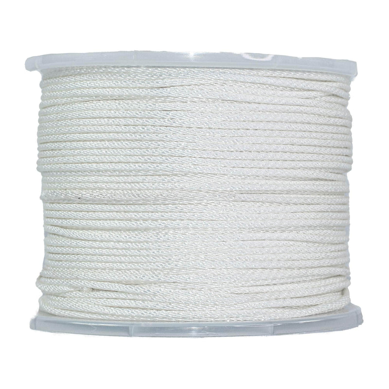 (#4) 1/8 in / 500 ft / White SK-SBP-18x500-White RopeHub Solid Braid Rope