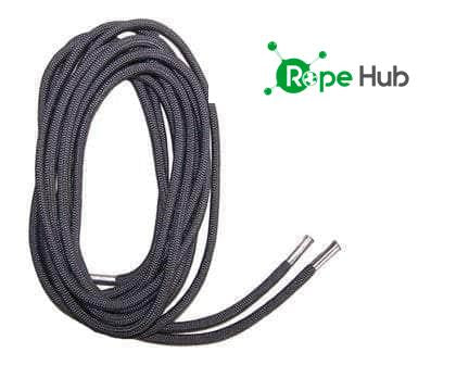 4.5 ft (54 in) / Charcoal SK7-BL-Charcoal-54 RopeHub Paracord