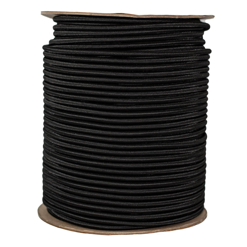 5/16 in / 500 ft - Spool / Black SKPPSC-516x500-Black RopeHub Shock Cord