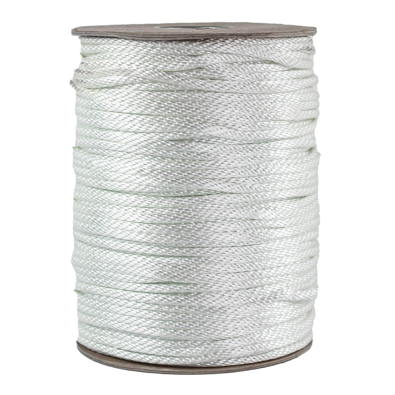 (#5) 5/32 in / 500 ft / White SK-SBP-532x500-White RopeHub Solid Braid Rope