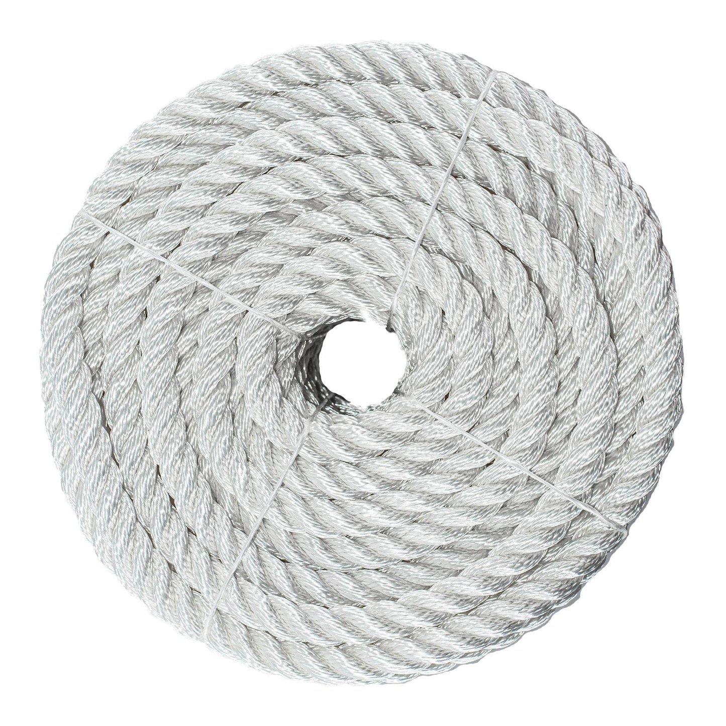5/8 in / 100 ft / White SK-TP-58x100ft-White RopeHub Twisted Rope