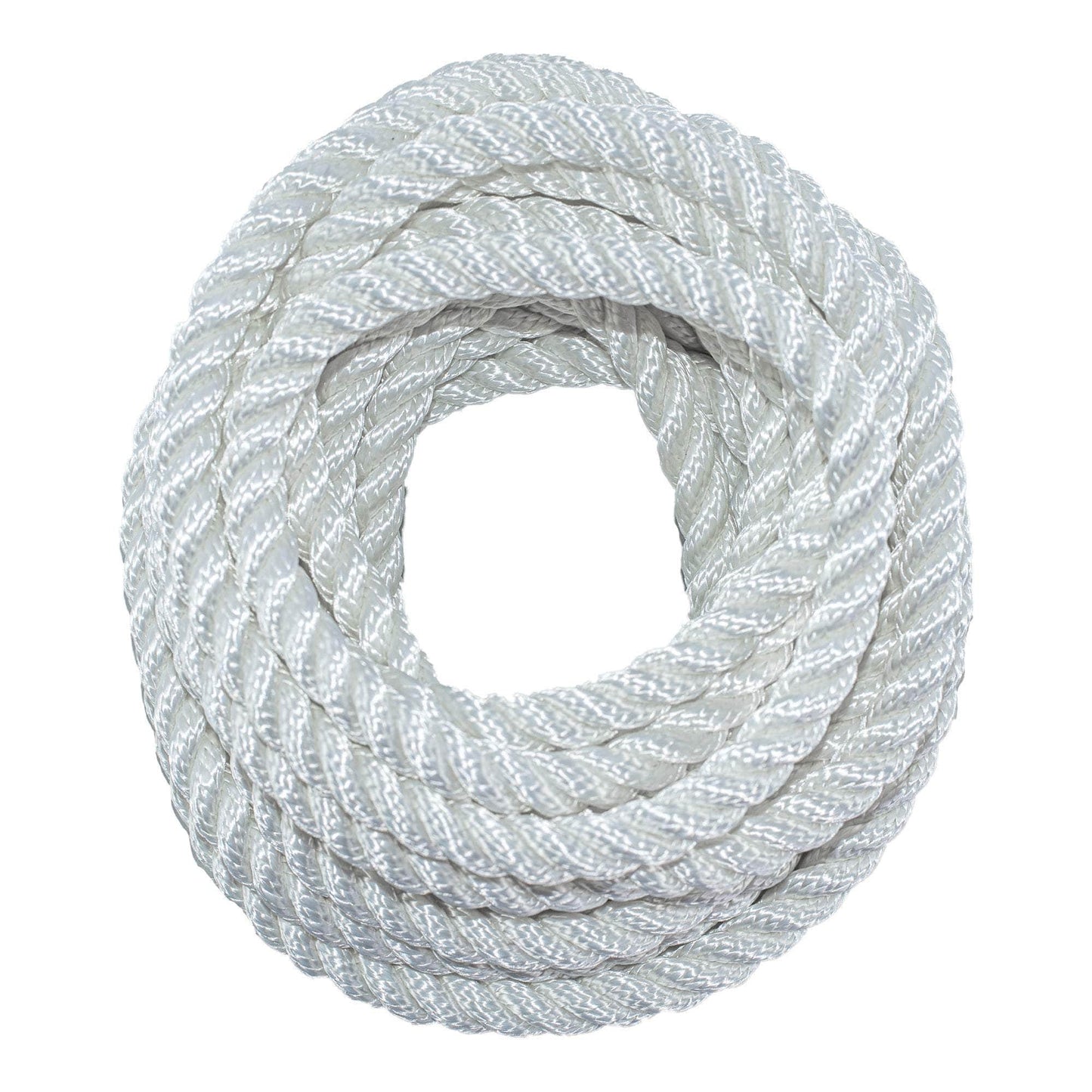 5/8 in / 25 ft / White SK-TP-58x25ft-White RopeHub Twisted Rope