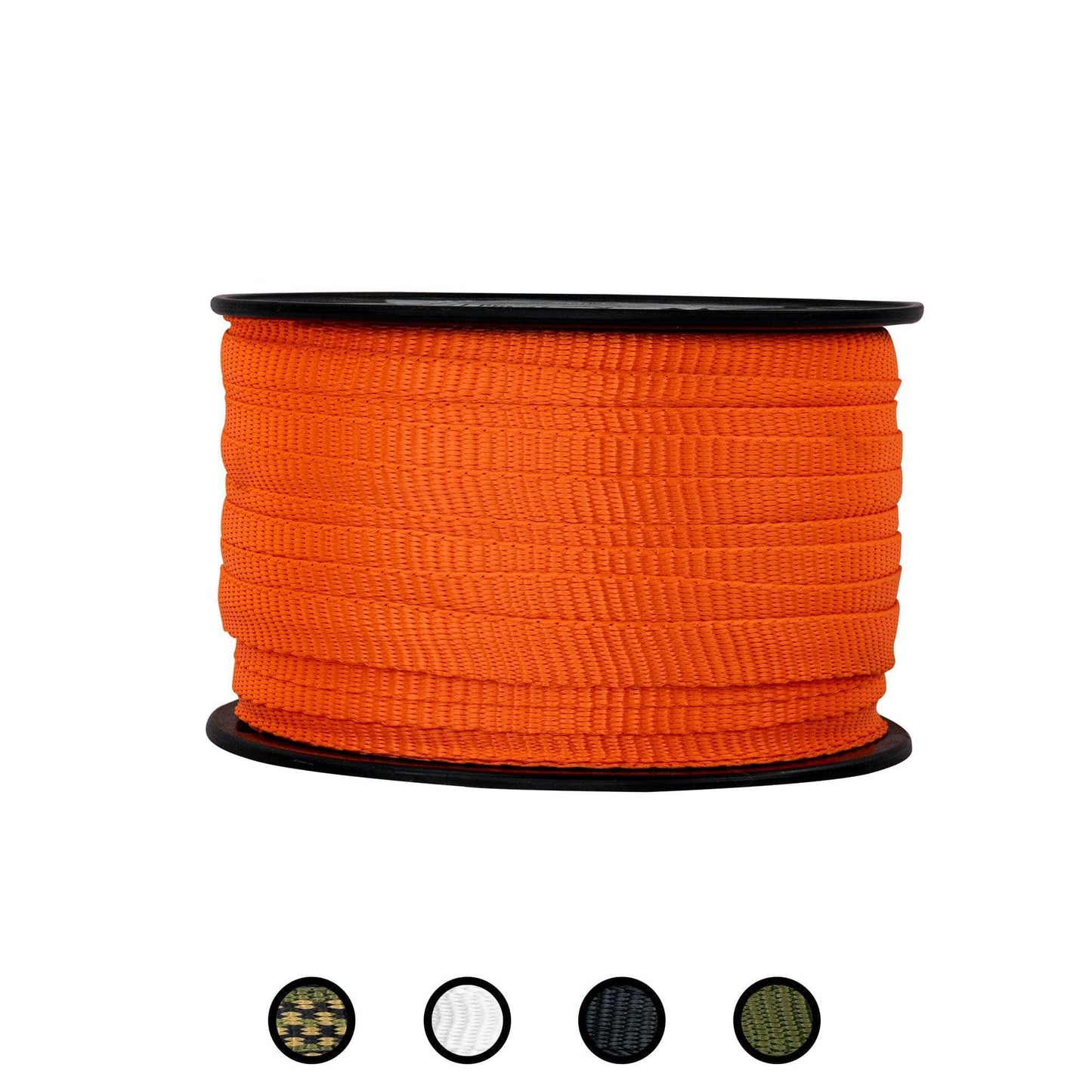 5/8 in / 300 ft / Orange SK-Flat-58x300-Orange RopeHub Webbing