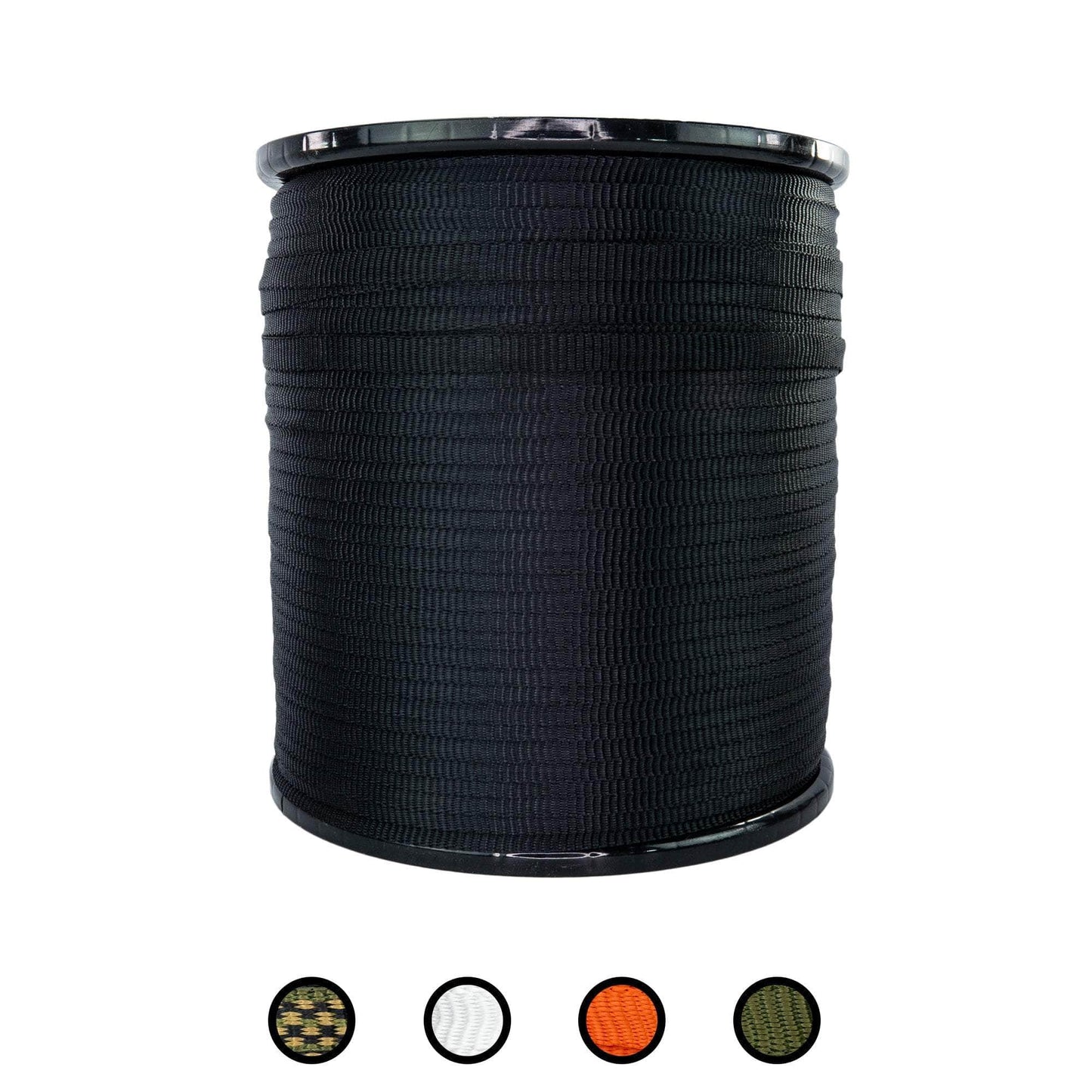 5/8 in / 3000 ft / Black SK-Flat-58x3000-Black RopeHub Webbing