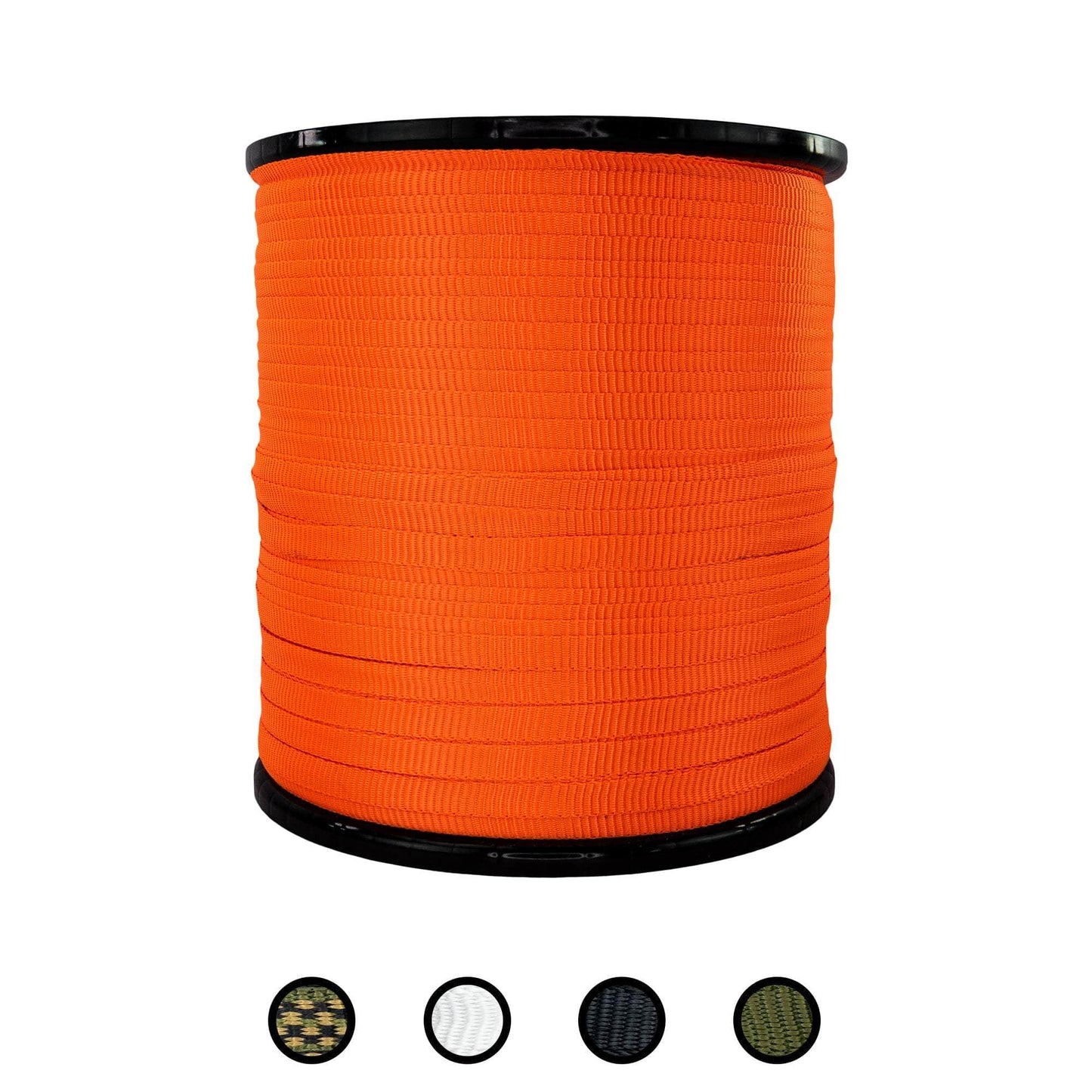 5/8 in / 3000 ft / Orange SK-Flat-58x3000-Orange RopeHub Webbing
