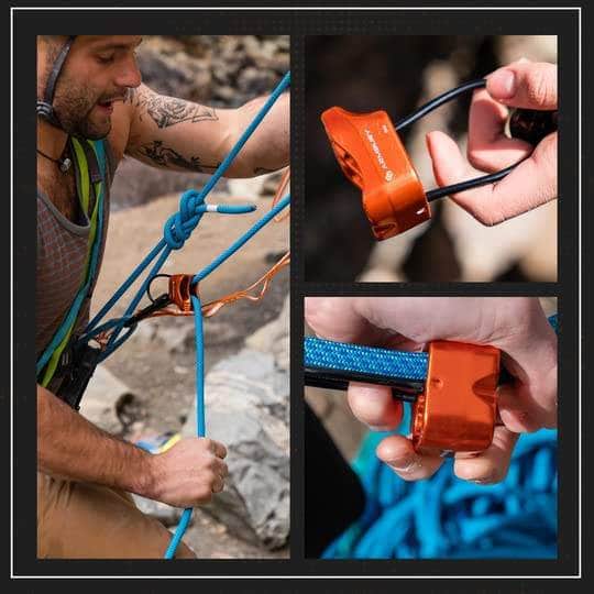 8mm-11mm / Orange ARM-Belay-Tuber-Orange RopeHub Climbing Gear