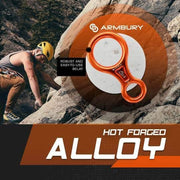 ARM-Belay-Figure8-Orange RopeHub Climbing Gear