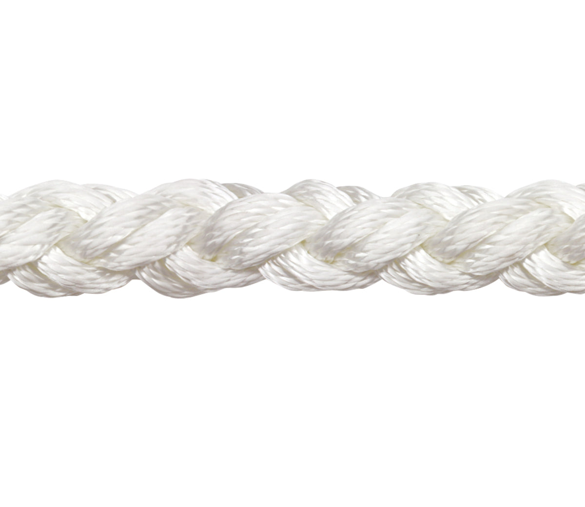 Capella Nylon 8/12-Strand Fishing Rope; nylon rope listed in 8- and 12-strand braided constructions
