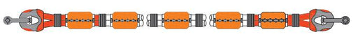 Capella Single Point Mooring Rope; polyamide rope listed for single-point mooring applications