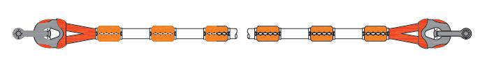Capella Single Point Mooring Rope; polyamide rope listed for single-point mooring applications