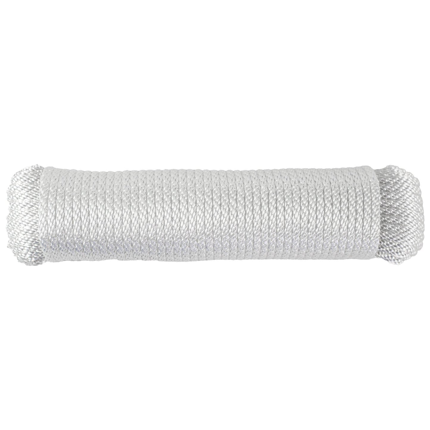 (#6) 3/16 in / 100 ft / White SK-SBP-316x100-White RopeHub Solid Braid Rope