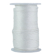 (#6) 3/16 in / 250 ft / White SK-SBP-316x250-White RopeHub Solid Braid Rope