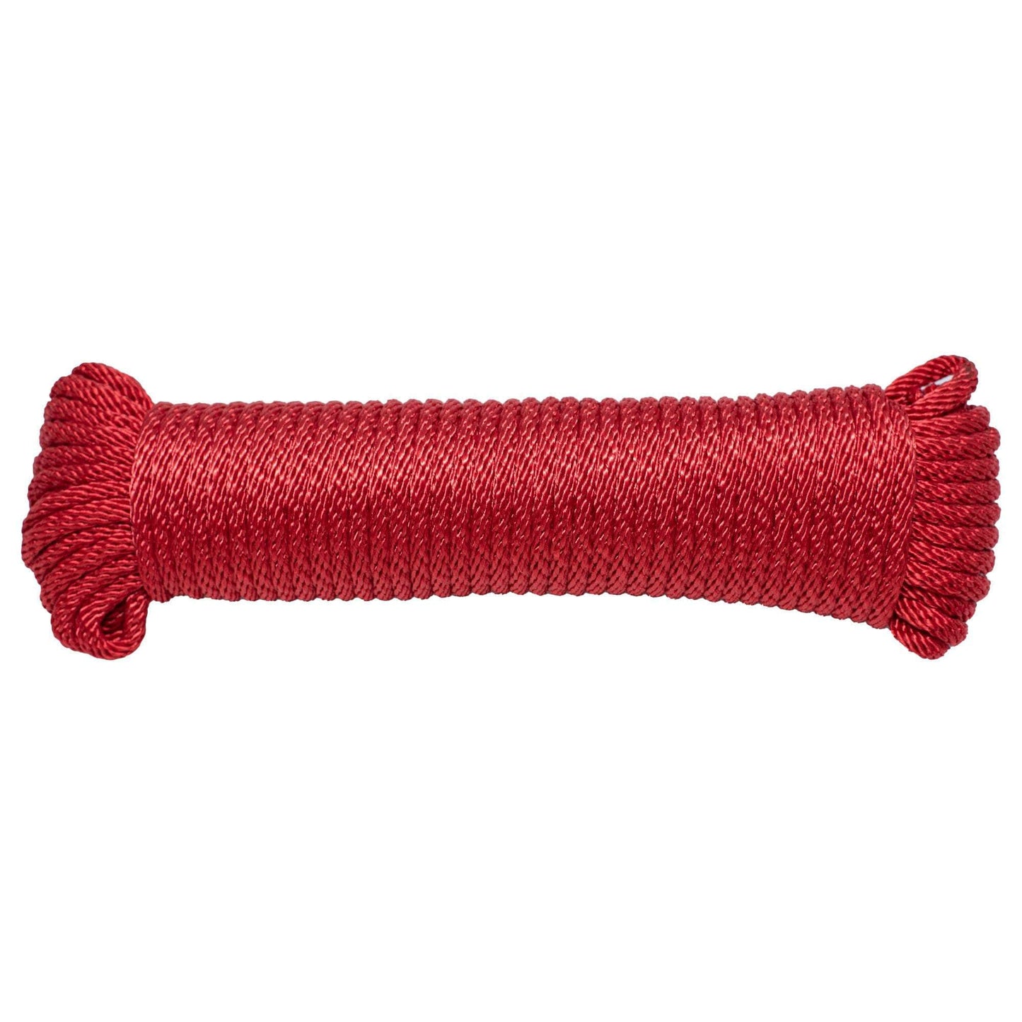 (#6) 3/16 in / 50 ft / Red SK-SBN-316x50-Red RopeHub Solid Braid Rope