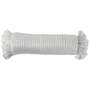 (#6) 3/16 in / 50 ft / White SK-SBP-316x50-White RopeHub Solid Braid Rope