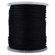 (#6) 3/16 in / 500 ft / Black SK-SBP-316x500-Black RopeHub Solid Braid Rope