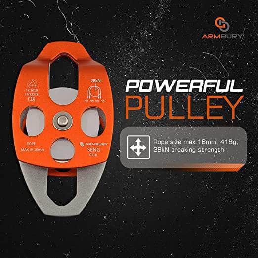 82mm x 158mm / Orange ARM-Pull-SengMobileDouble-Orange RopeHub Climbing Gear