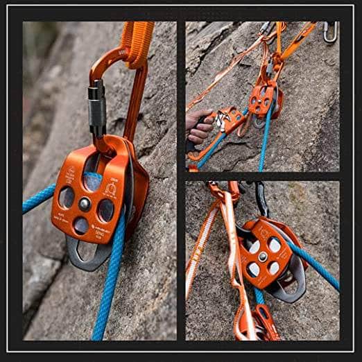 82mm x 158mm / Orange ARM-Pull-SengMobileDouble-Orange RopeHub Climbing Gear