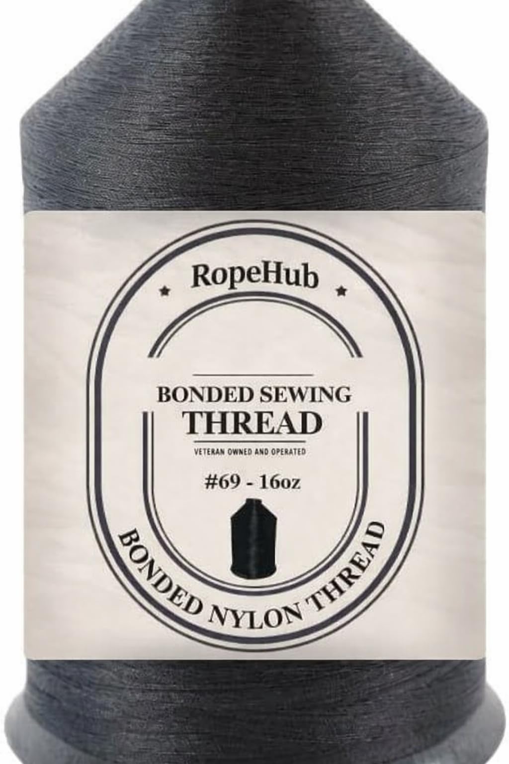 RopeHub #69 Bonded Nylon Sewing Thread - All Purpose, Bonded Nylon Thread for Leather Stitching, Canvas Repair and More