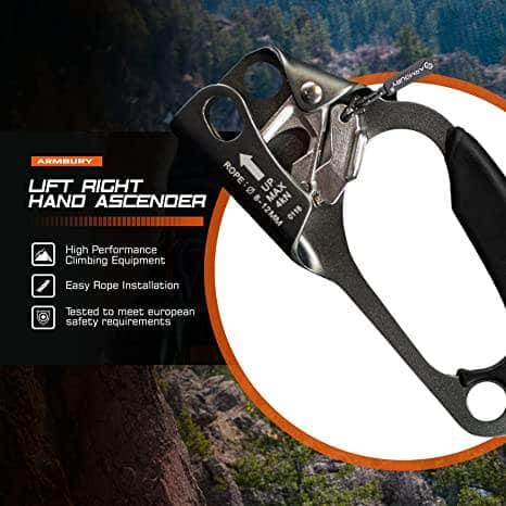 ARM-Ascend-Lift-RH-Gray RopeHub Climbing Gear