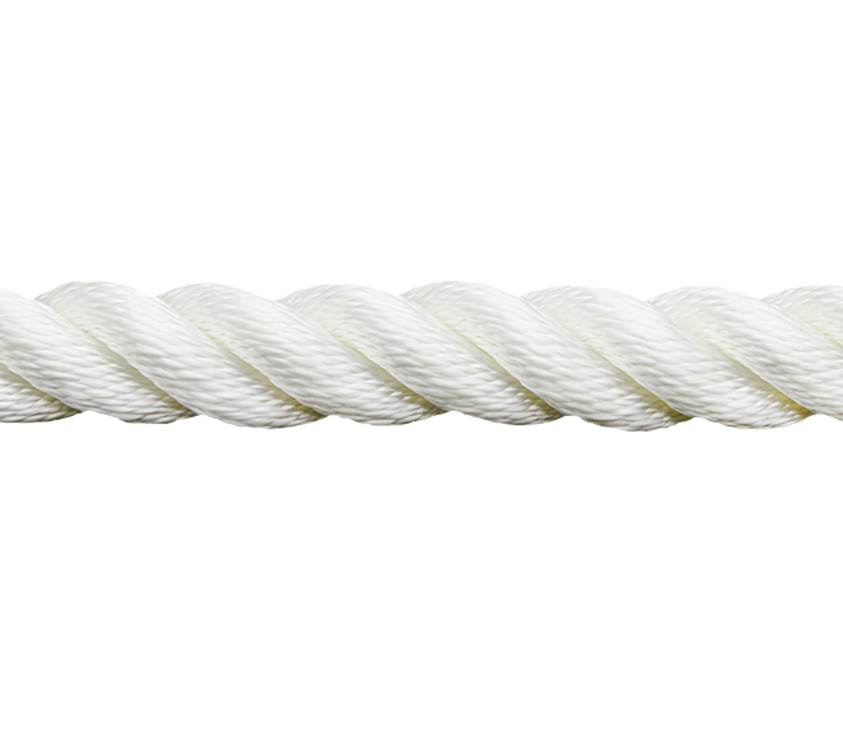 Capella Nylon 3-Strand Twisted Rope; 3-strand twisted rope made from nylon fiber