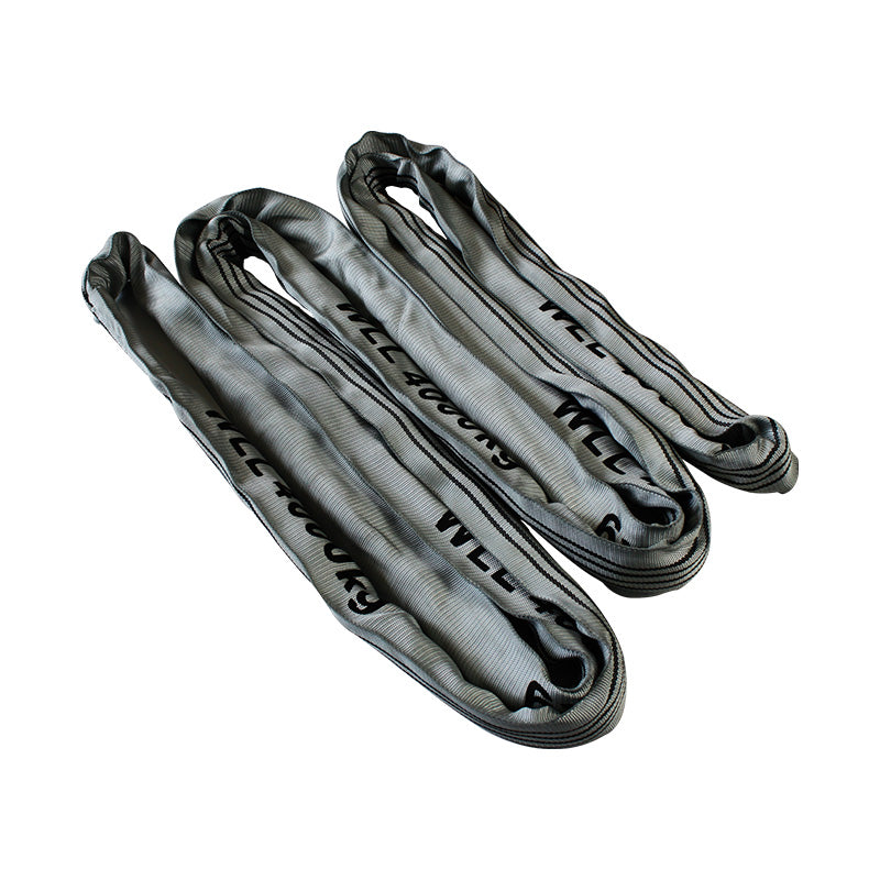Capella ROUND SLING | Polyester Lifting Sling; round sling with continuous polyester load-bearing yarns inside a tubular polyester jacket