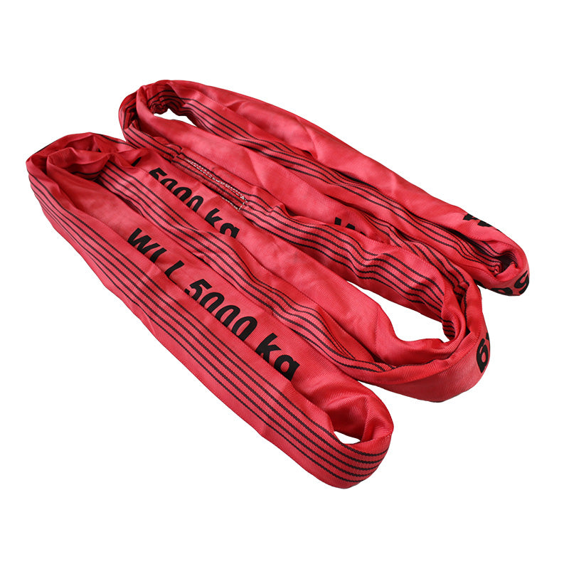 Capella ROUND SLING | Polyester Lifting Sling; round sling with continuous polyester load-bearing yarns inside a tubular polyester jacket