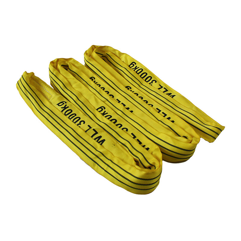 Capella ROUND SLING | Polyester Lifting Sling; round sling with continuous polyester load-bearing yarns inside a tubular polyester jacket