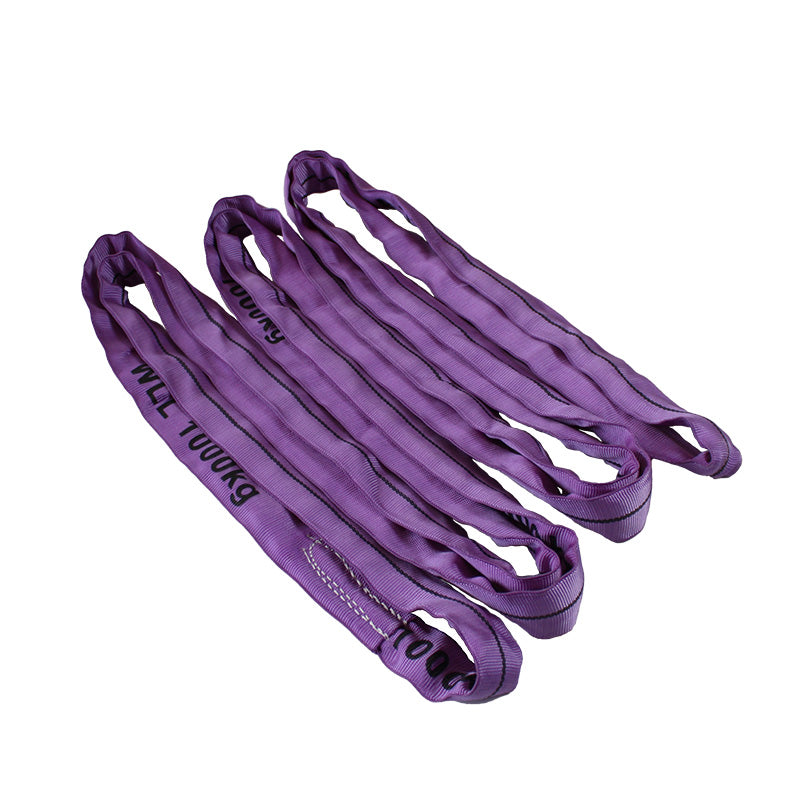 Capella ROUND SLING | Polyester Lifting Sling; round sling with continuous polyester load-bearing yarns inside a tubular polyester jacket