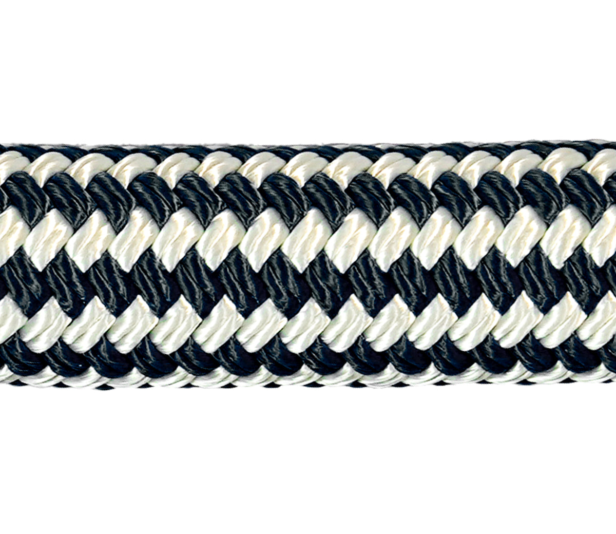 Capella HOPEX PRO Jacketed UHMWPE Rope; rope with a 12-strand UHMWPE load-bearing core and a braided UHMWPE jacket