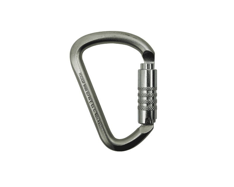 ARMBURY D Steel Carabiner - Screw Lock 53 kN Steel Connector